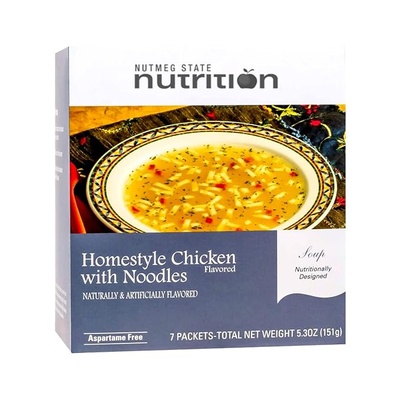 Homestyle Chicken with Noodles Soup