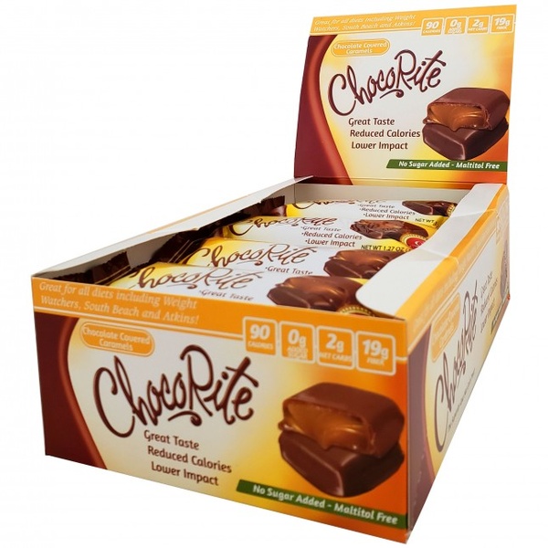 ChocoRite No Sugar Added Chocolate Covered Caramels - Food Library ...
