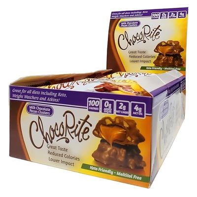 ChocoRite Chocolate Pecan Clusters – Box of 16